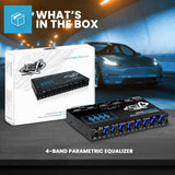 Ecualizador paramétrico inalámbrica Lanzar HTG50EBTH