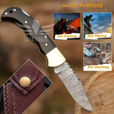 Cuchillo de bolsillo de 133 capas con afilador