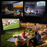 Proyector Mini 1920x1080P, WiFi, Bluetooth, Auto Keystone, 4K