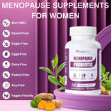 Suplemento Menopausia Mujer, 120B CFU, 13-herbas, 60 cápsulas