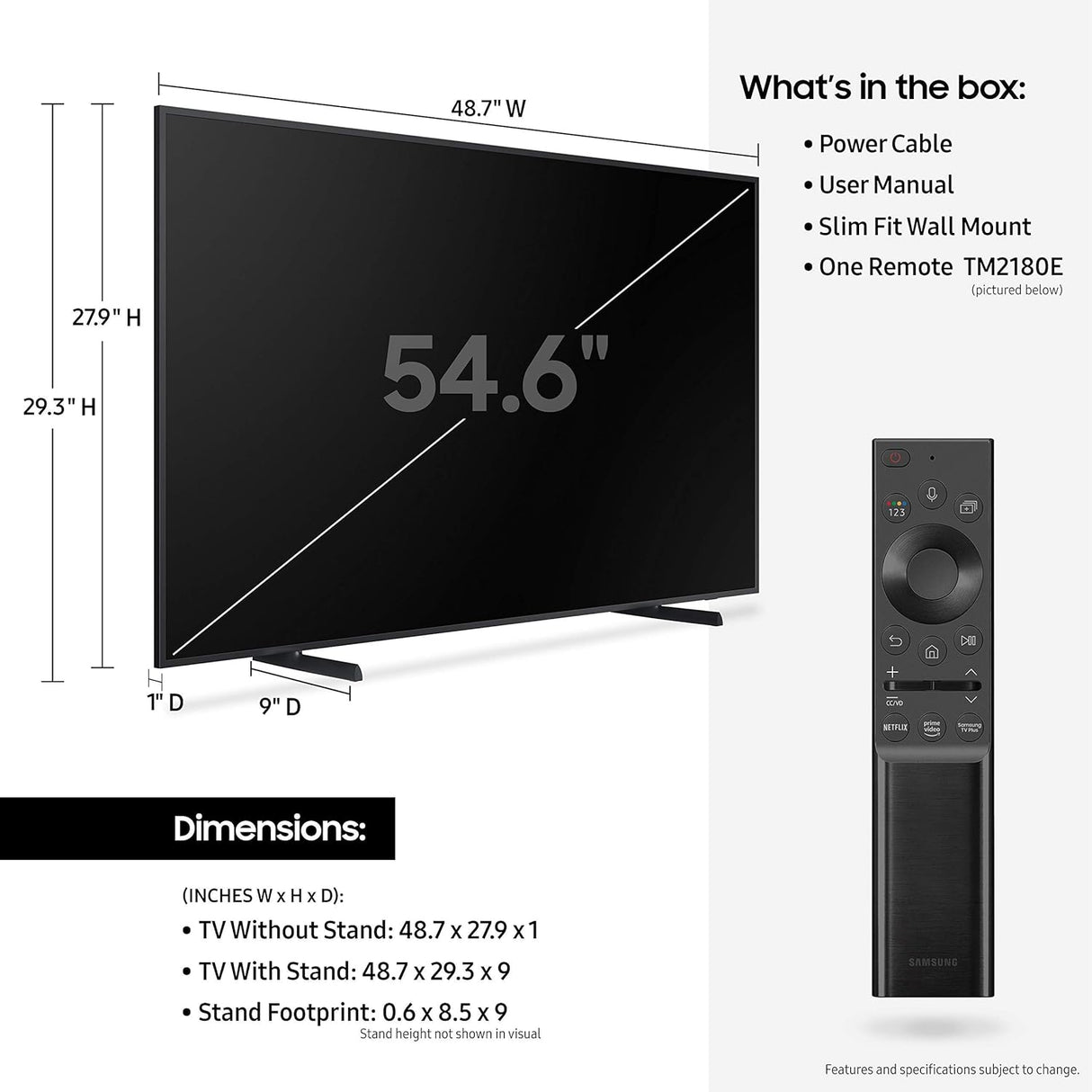 Televisor 55 Samsung 4K HDR Smart TV Alexa - QN55LS03AAFXZA
