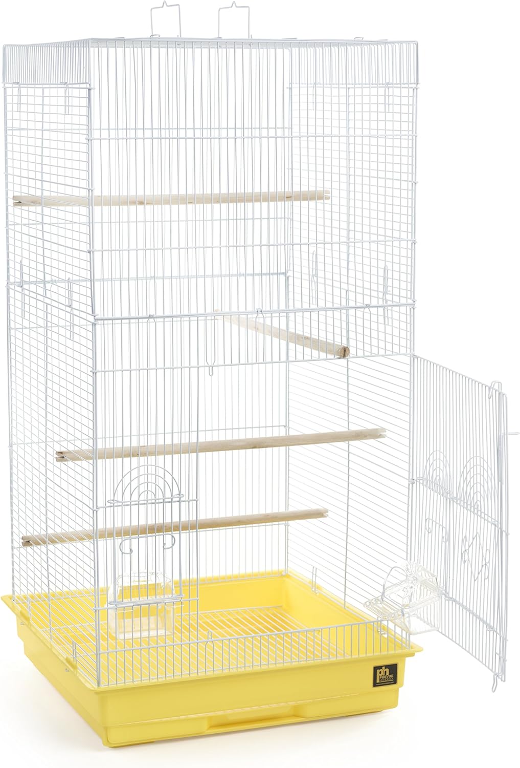 Jaula alta color amarillo Prevue Pet Products SPECONO1818H-Y