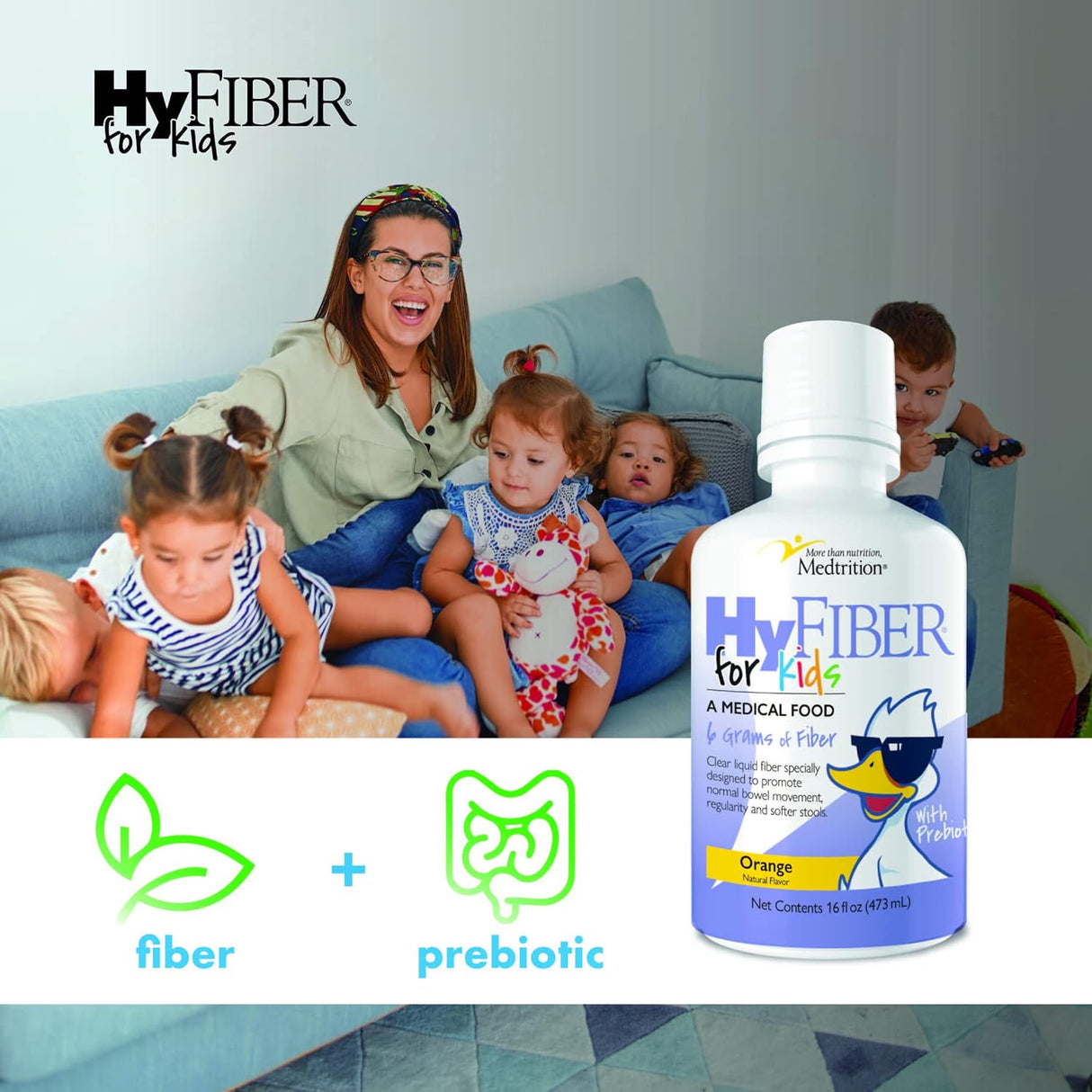 Suplementos líquida para niños una sola cucharada Medtrition