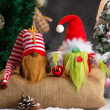 Adornos Navideños Gnomos Suecos 2-Pack, Hecho a Mano, Tomte