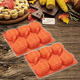 Moldes de Silicona para Calabaza, 2 Piezas, para Repostería