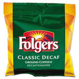 Café Molido Descafeinado Folgers, 1.5 Oz, Paquete de 42