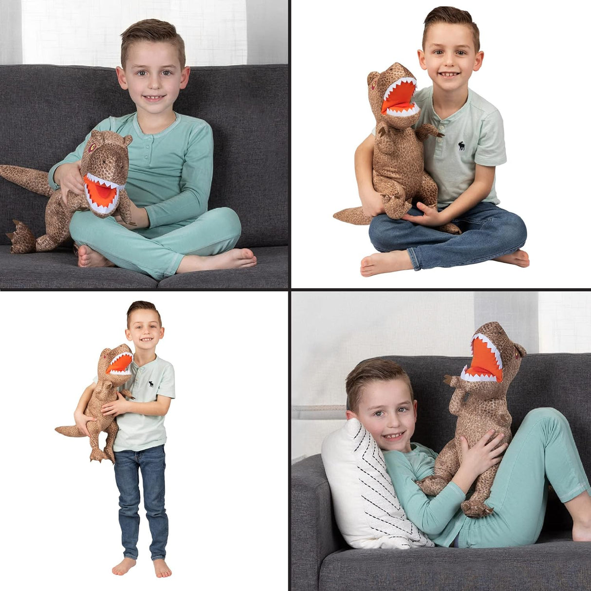Almohada de Peluche Suave Rexy T-Rex Jurassic World Dominion