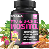 Suplemento de Inositol con Ashwagandha, Berberina y Canela - 120 cápsulas