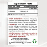 Suplemento natural 1000 mg 180 Tabletas combustible