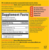 Suplementos de Colina 800 mg - Nature Made, 60 Cápsulas