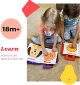 Libro Silencioso - Juguetes de Viaje para Niños, 10 Actividades