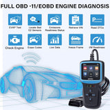 Escáner OBD2 con datos en vivo, Negro ‎W4 AMTIFO