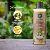 Aceite de Ricino con Vitamina E Acondicionador y Curativo