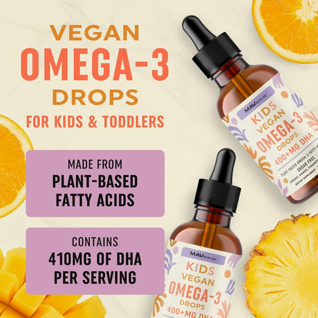 Omega 3 Líquido Vegano para Niños con Alga, 30s