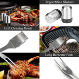 Kit de Accesorios de Parrilla 26pcs ROMANTICIST, Acero Inoxidable