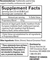 Suplemento Herbal para el Corazón con Muérdago y Ajo Envejecido