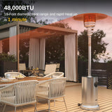 Calentador de patio de 48,000 BTU para uso al aire libre