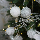Ramas Artificiales Glitter SLK 16-Pack para Decoración Navidad
