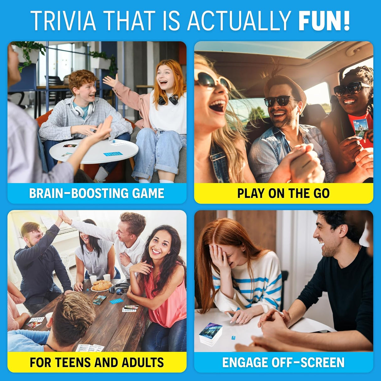 Juego de Trivia para Adultos - 1200 Preguntas - Diversión Familiar