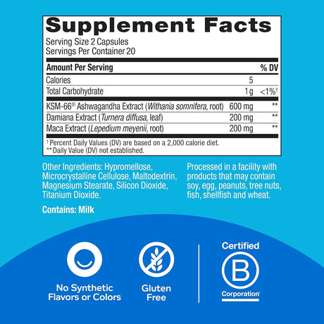 Suplemento OLLY Lovin Libido Capsules Boost Desire 40 unid