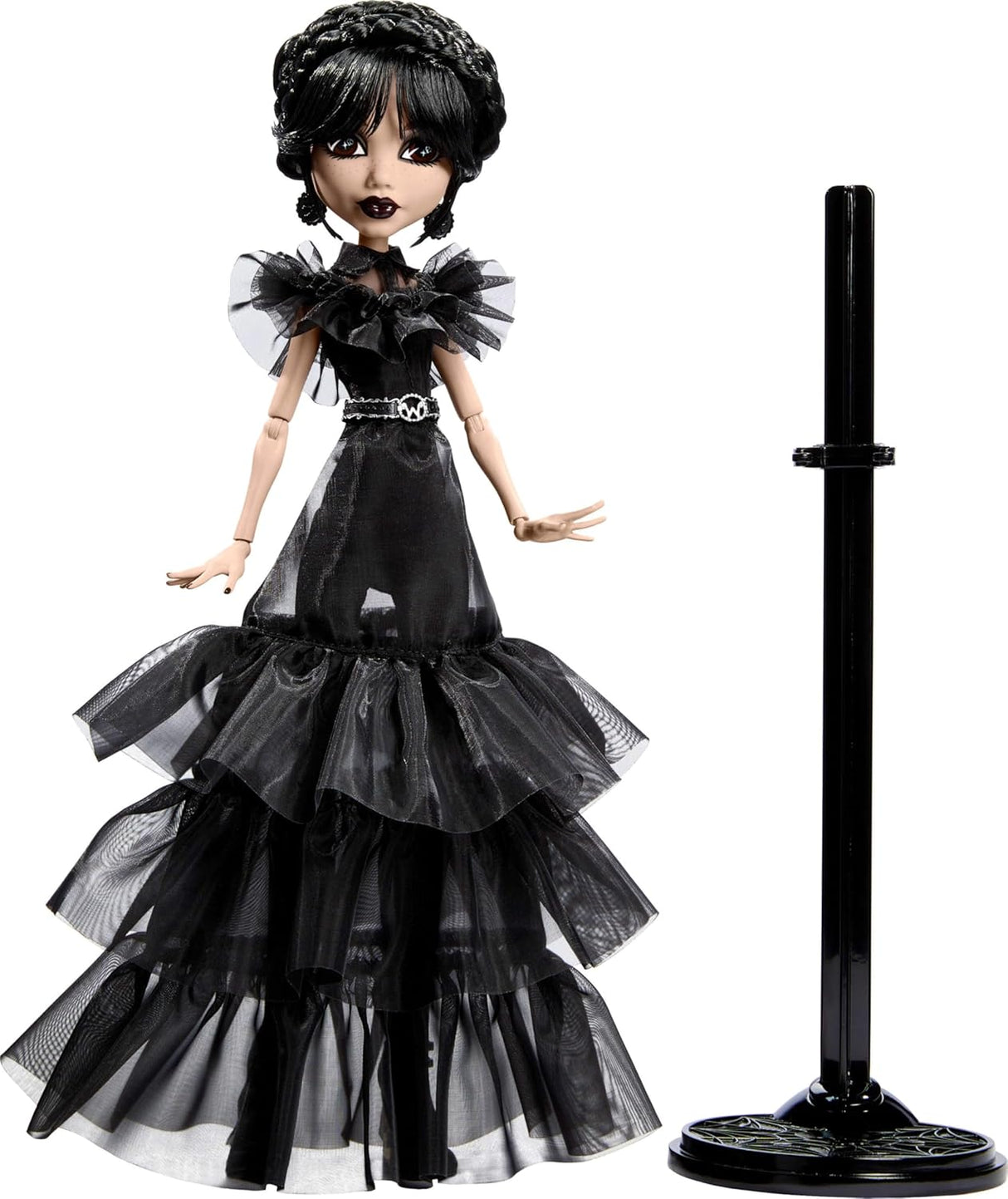 Muñeca Monster High Wednesday, Gótica, Accesorios Premium, Rave’N