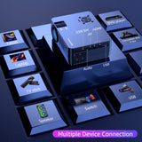 Proyector Full HD 1080P, 15000LM, 4K Compatible, Pantalla Incluida