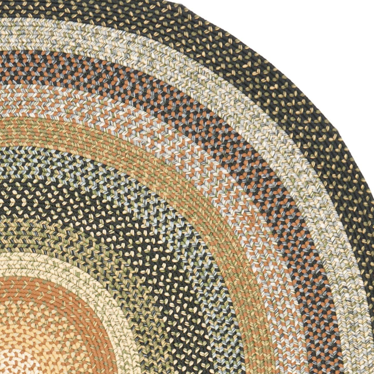Alfombra Ovalada Geométrica Lavable para Interior/Exterior - BRD308A