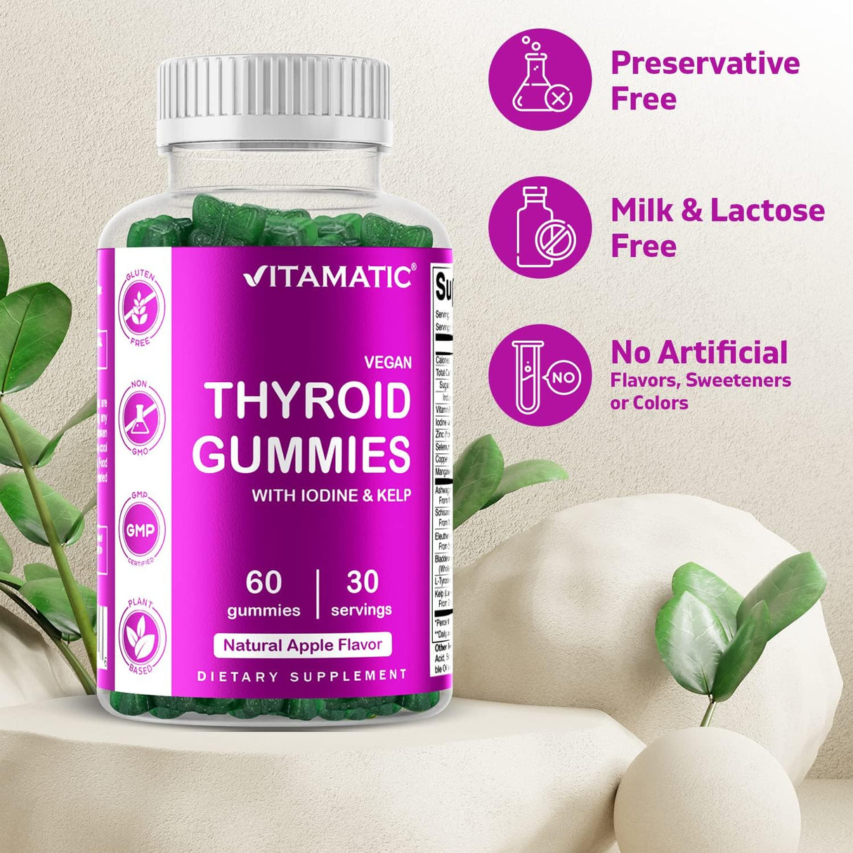 Suplementos Alimenticios veganas de apoyo a la tiroides