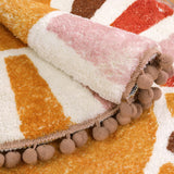 LIVEBOX Alfombra redonda bohemia 4ft antideslizante para niños