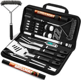 Set de 31 piezas de accesorios para BBQ, herramientas pesadas