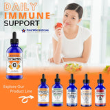 FWS Vitamina C Líquida Orgánica para Adultos y Niños