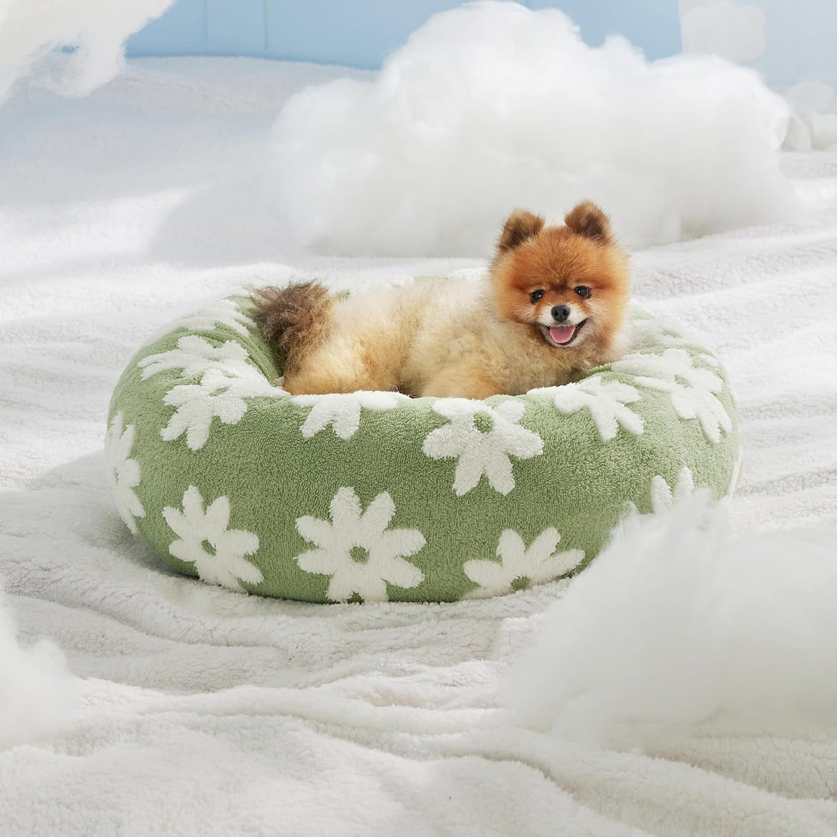 Cama para perros pequeños y parte inferior antideslizante
