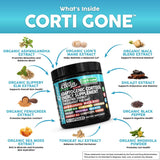 Corti Gone Suplemento para Cortisol Mujer | Maca, Ashwagandha