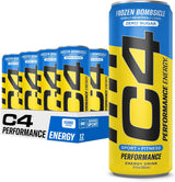 Bebida Energética C4 12oz - Sin Azúcar, Sin Colorantes, Frozen