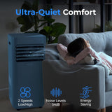 Aire acondicionado portátil SereneLife 8000 BTU 3 en 1, 300 ft²
