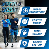 Suplemento NAD+ 1000mg - Energía, Reparación, 60 Cápsulas