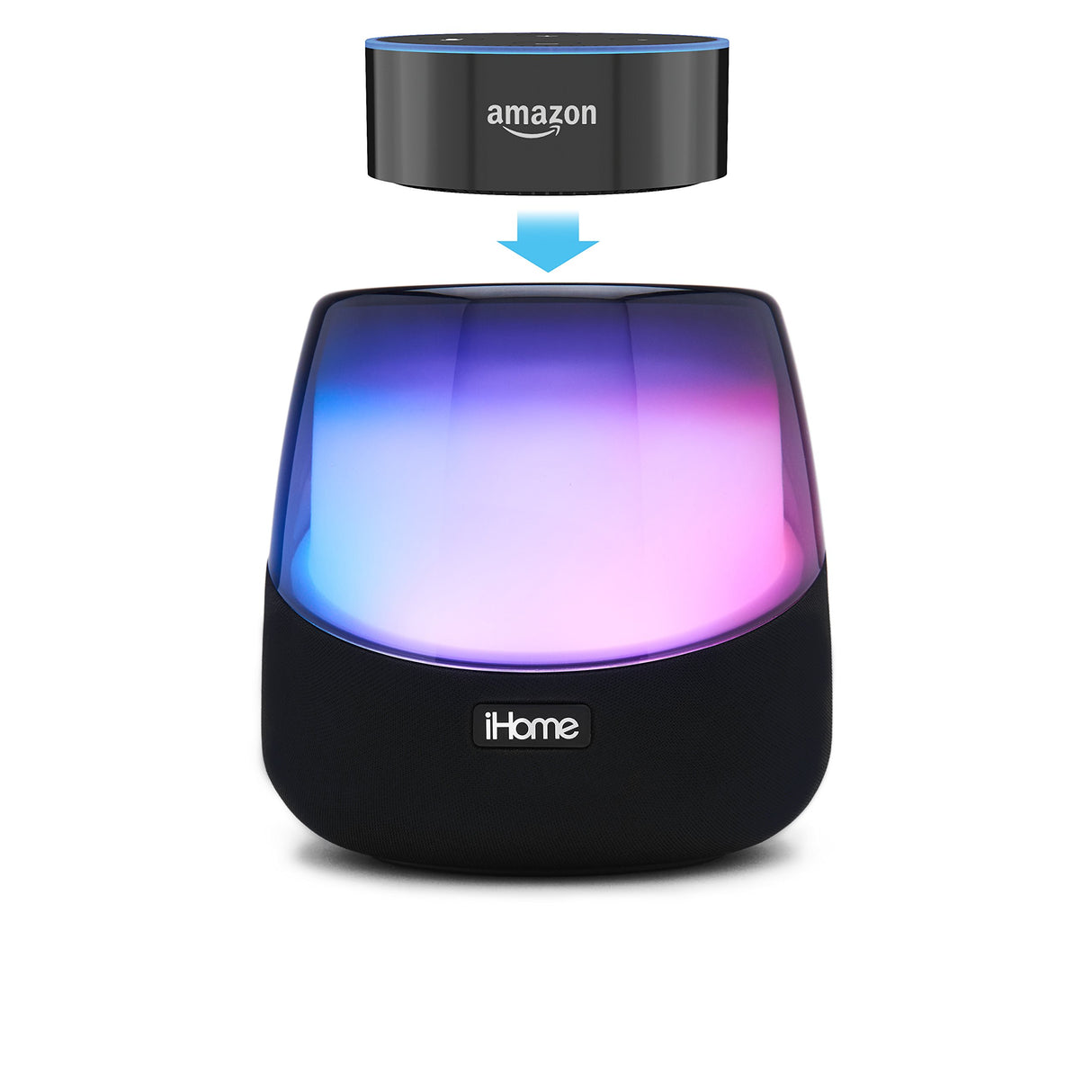 Altavoz recargable Bluetooth con cambio de color iHome iAV5