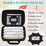 Dominó DAILYLIFE para Niños, Doble 6, 28 Fichas, 4 Trays