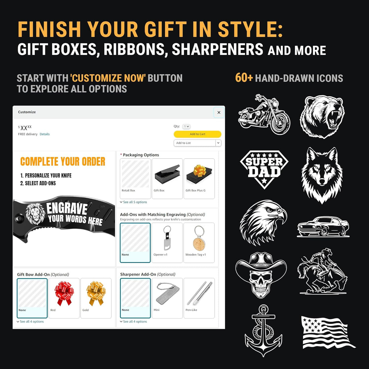 Navaja de bolsillo personalizada Regalo ideal para hombres