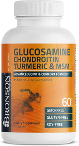 Bronson Suplemento Articular con Glucosamina y Cúrcuma 60 Caps