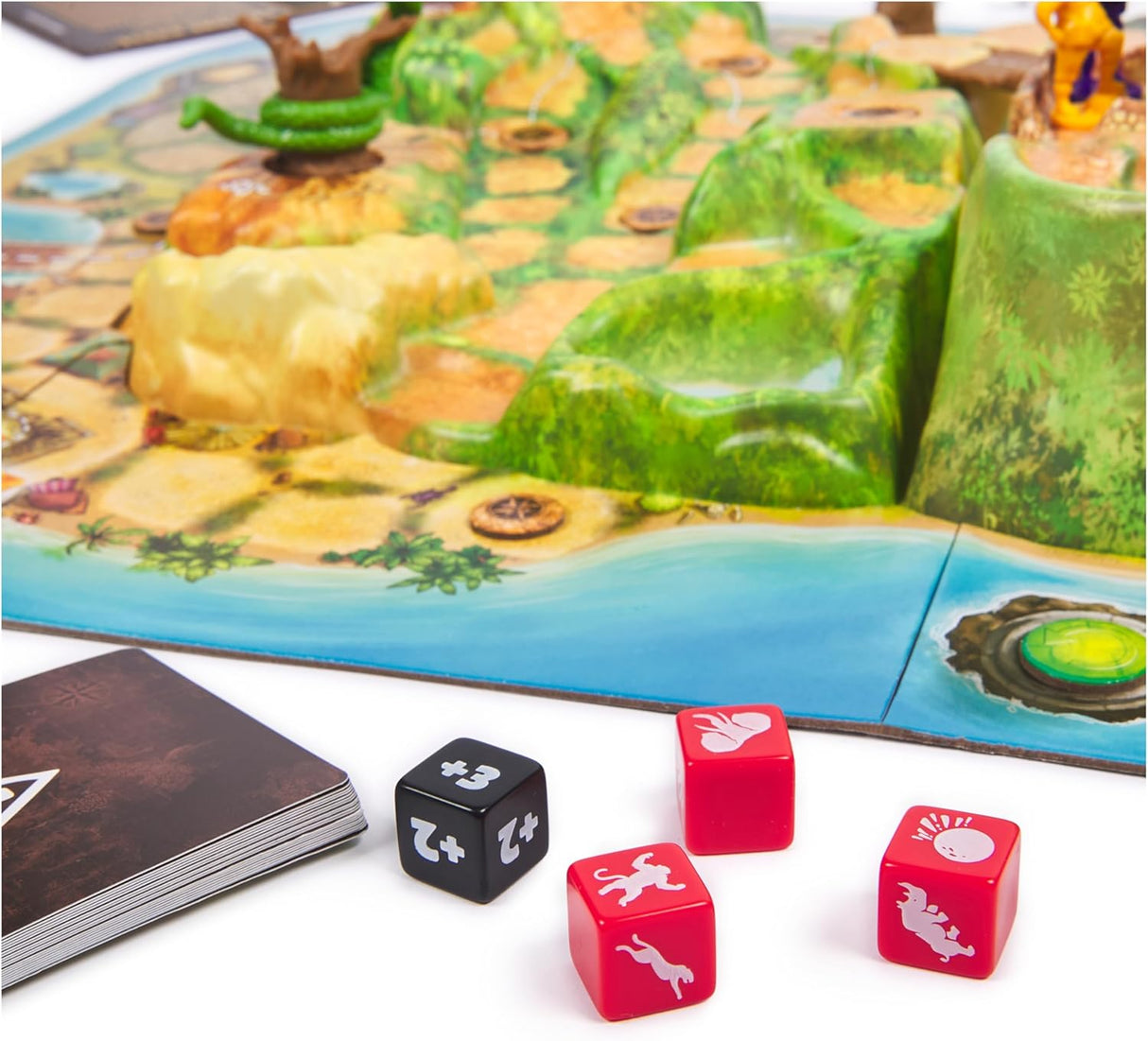 Juego de mesa Jumanji Stampede de Spin Master, cooperativo