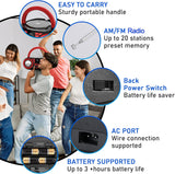 Reproductor de CD portátil Bluetooth PYLE-HOME PHCD22