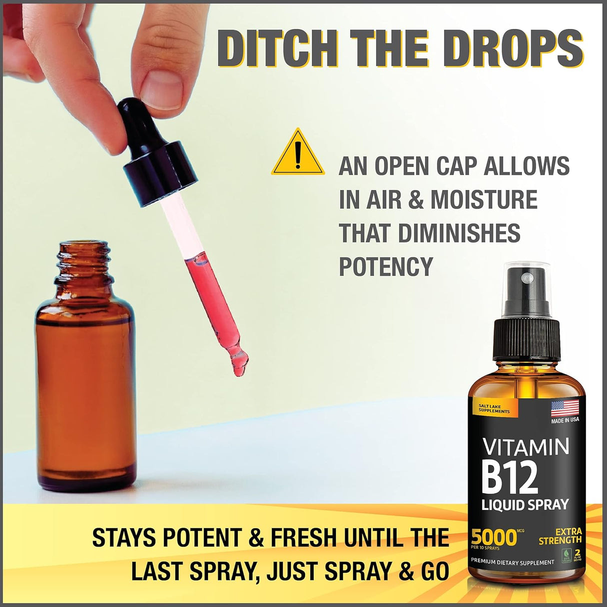 Suplemento  Vitamina B12 Sublingual 2 pack  Spray