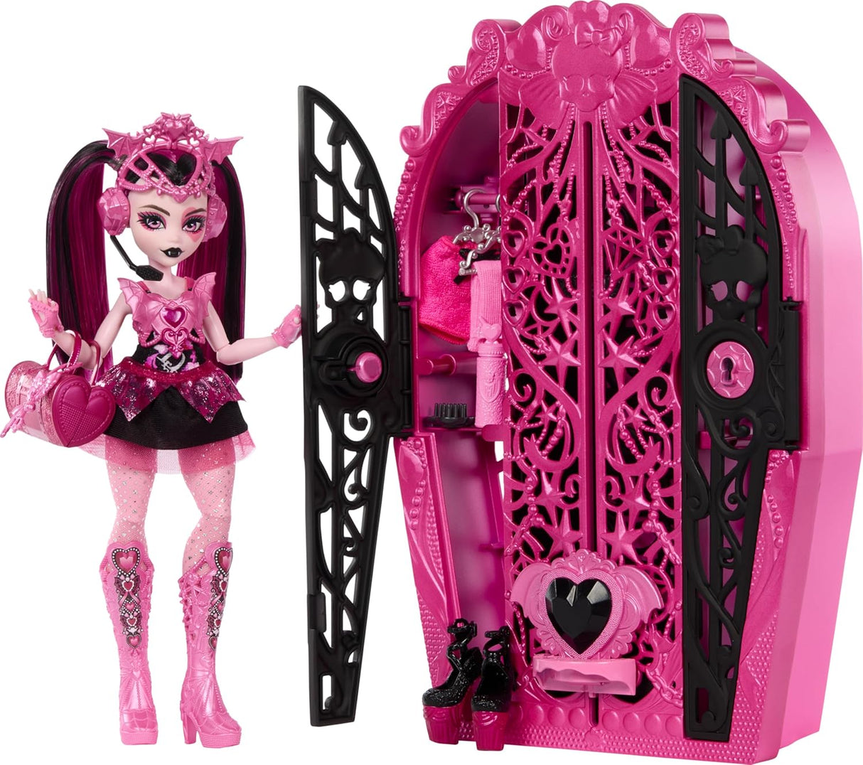 Muñeca Draculaura y Closet con 19+ Sorprendentes Accesorios