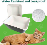 Cajas de arena desechables para gatos con bicarbonato 5 pack