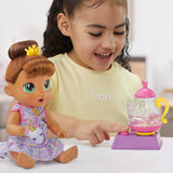 Baby Alive Bubbly Tea Party Sophia Sparkle Muñeca con Accesorios, 11 Pulgadas