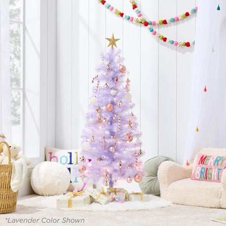 Árbol de Navidad de 4ft Best Choice Products con luces LED