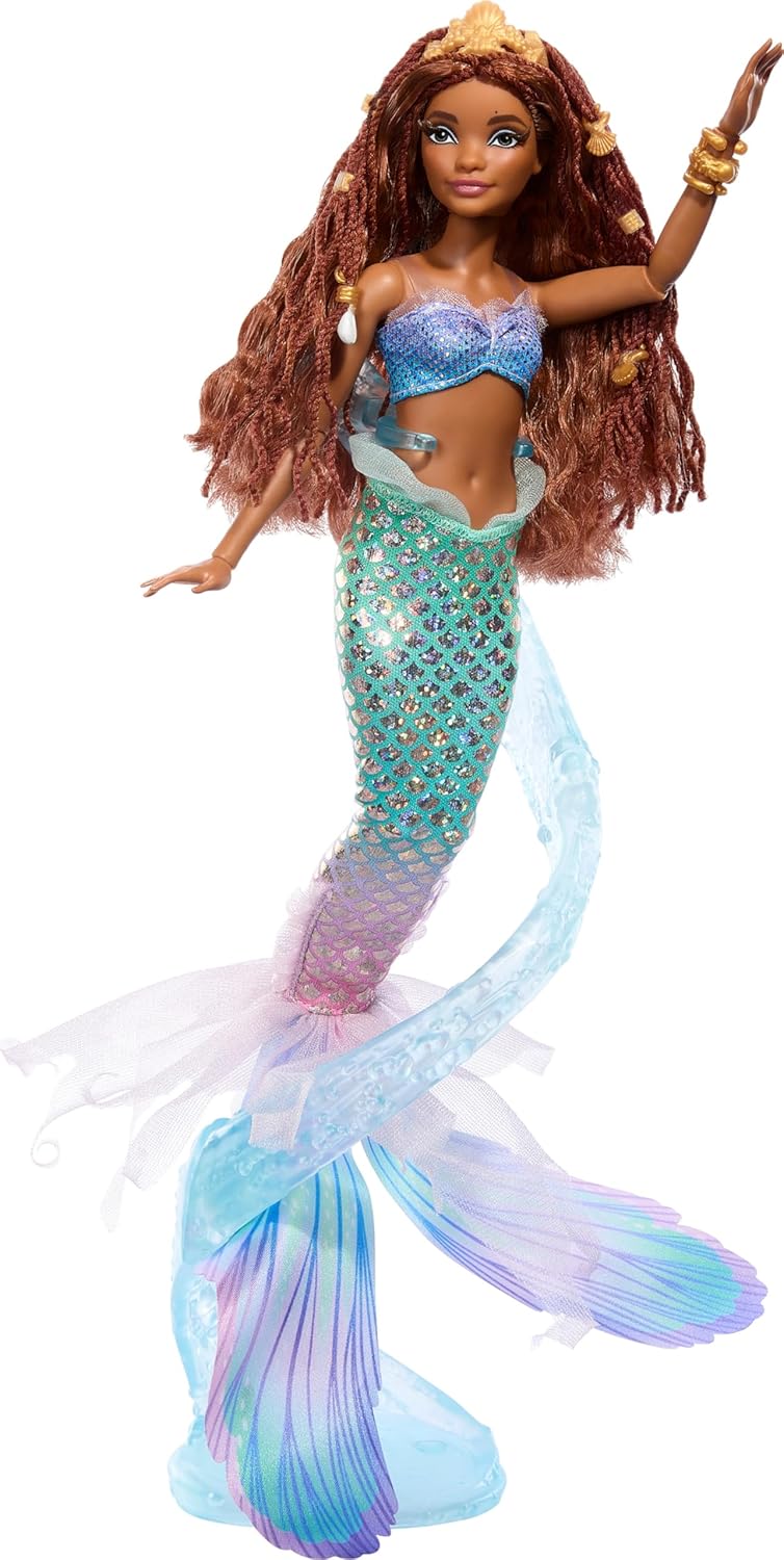 Muñeca Deluxe Ariel, Mattel, cola iridiscente, inspirada en película