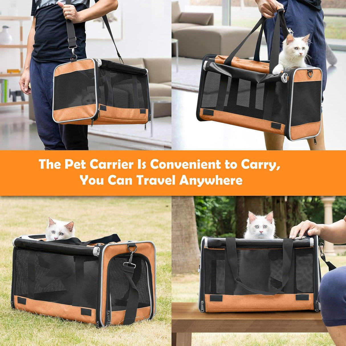 Bolsa de Transporte para Perrito Melon, Suave y Plegable