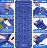 Colchoneta Ultraligera Inflable para Camping con Bomba Integrada